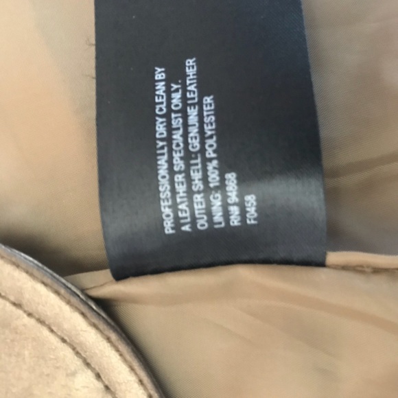 B by Bernardo metallic Bronze leather jacket - Picture 6 of 6